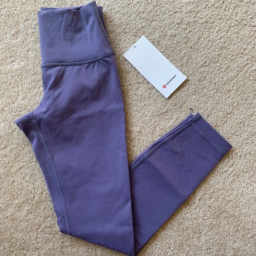 Lululemon Women's Wunder Under Pant 25", Purple Quartz, size 4 NWT